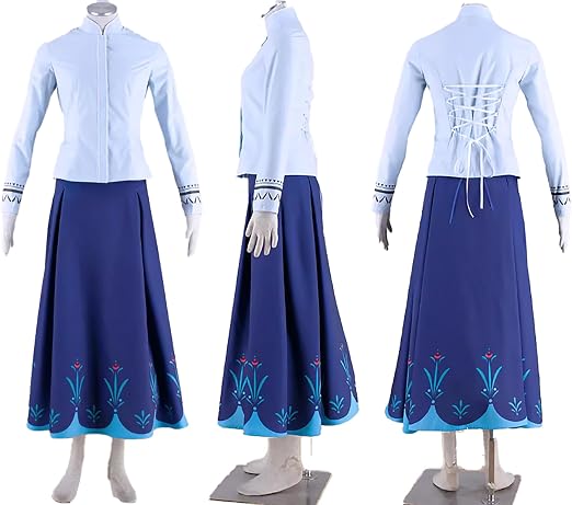 Amazon.co.jp: [mvivm] 【スイカ コス】アナ 雪 雪山アナ ドレス