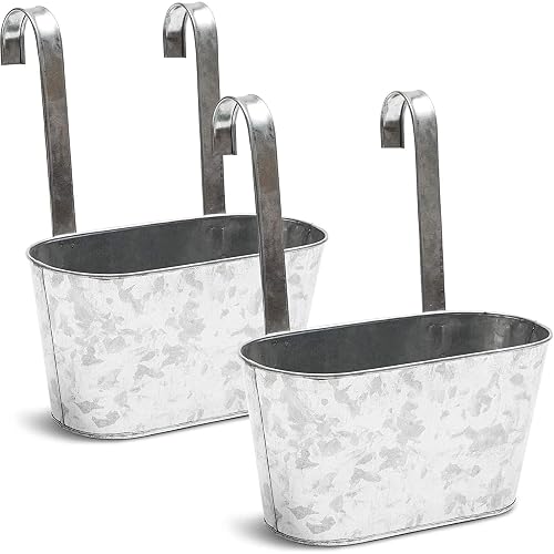 Juvale Window Hanging Planter Buckets - 5 x 4.5 x