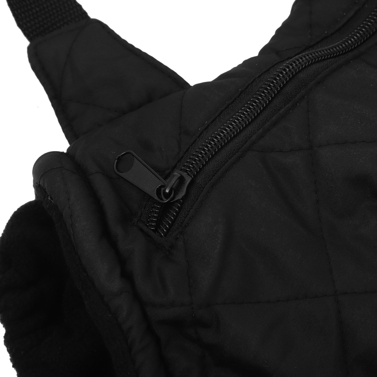 Scaldino Elettrico Portatile Nero Interfaccia USB in Cotone Trapuntato e Poliestere, Borsa Termica Riscaldante per Party e Matrimonio Invernale