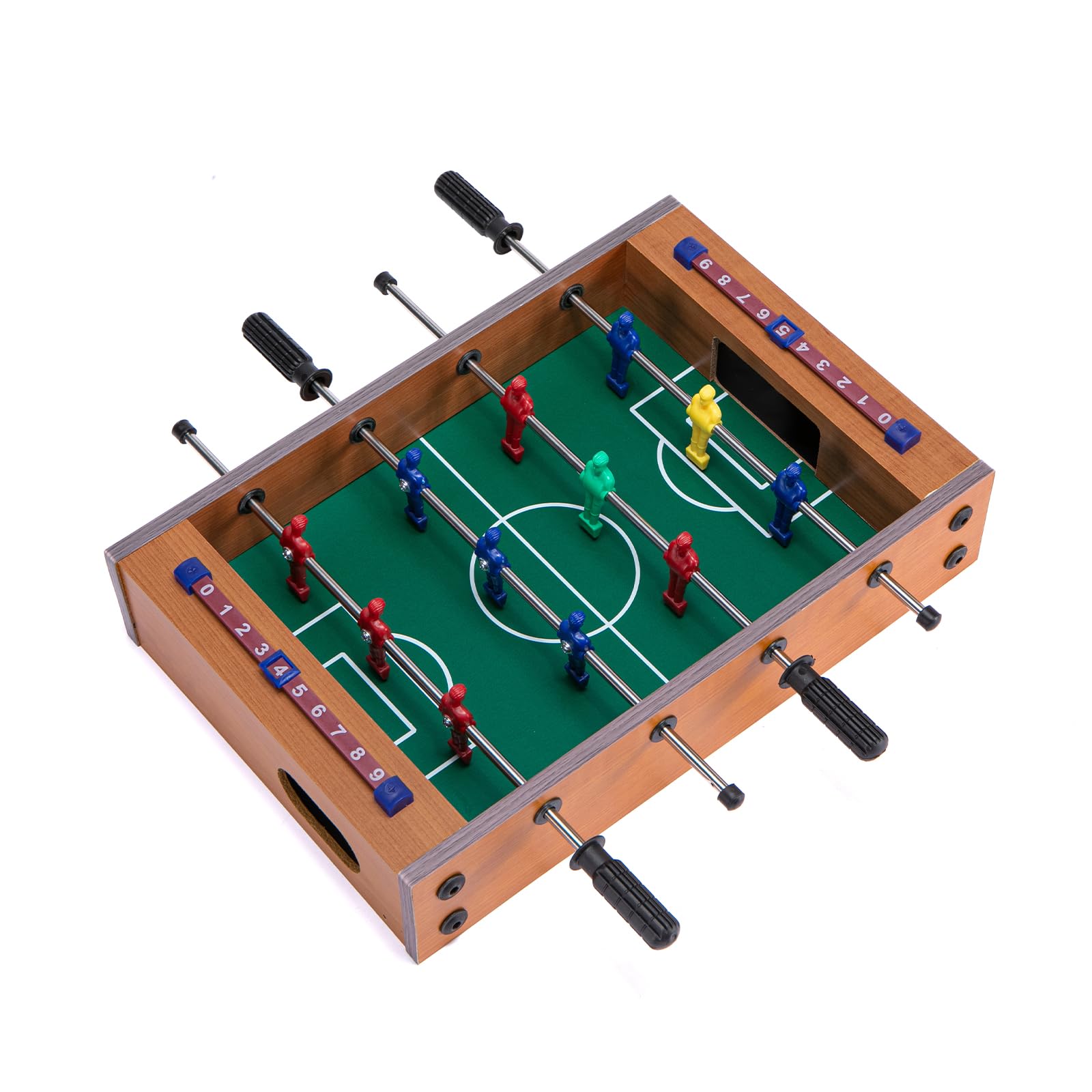 Mini baby-foot pour nuit en famille, cadeau créatif pour les amateurs de football, jeu de table en bois pour les voyages, les fêtes