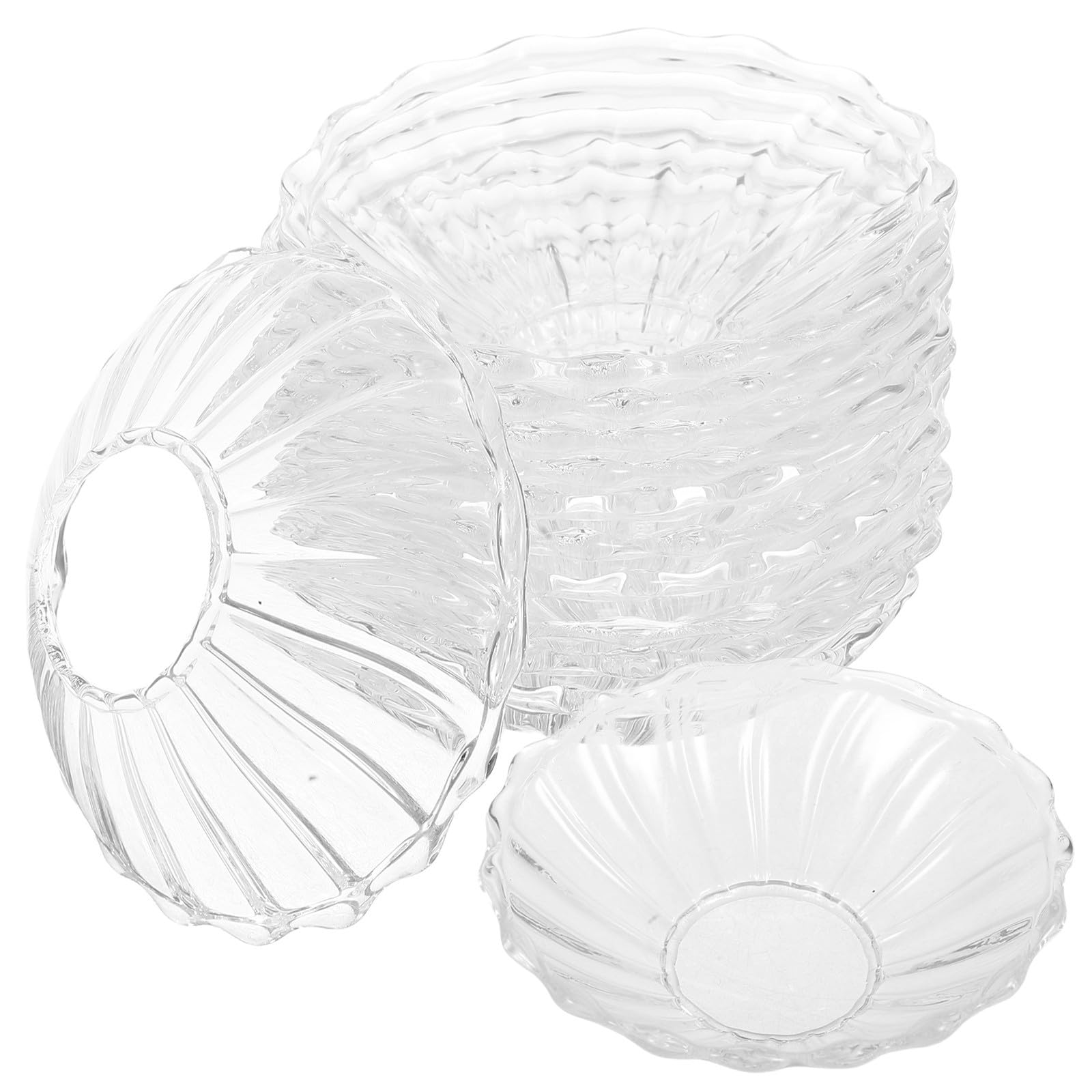 Protectores de vidrio para velas Artibetter en kit de 12 antigoteo redondos para mesa