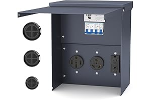 Joinfworld 50 Amp RV Distribution Panel: Essential Power Companion for Camping Adventures