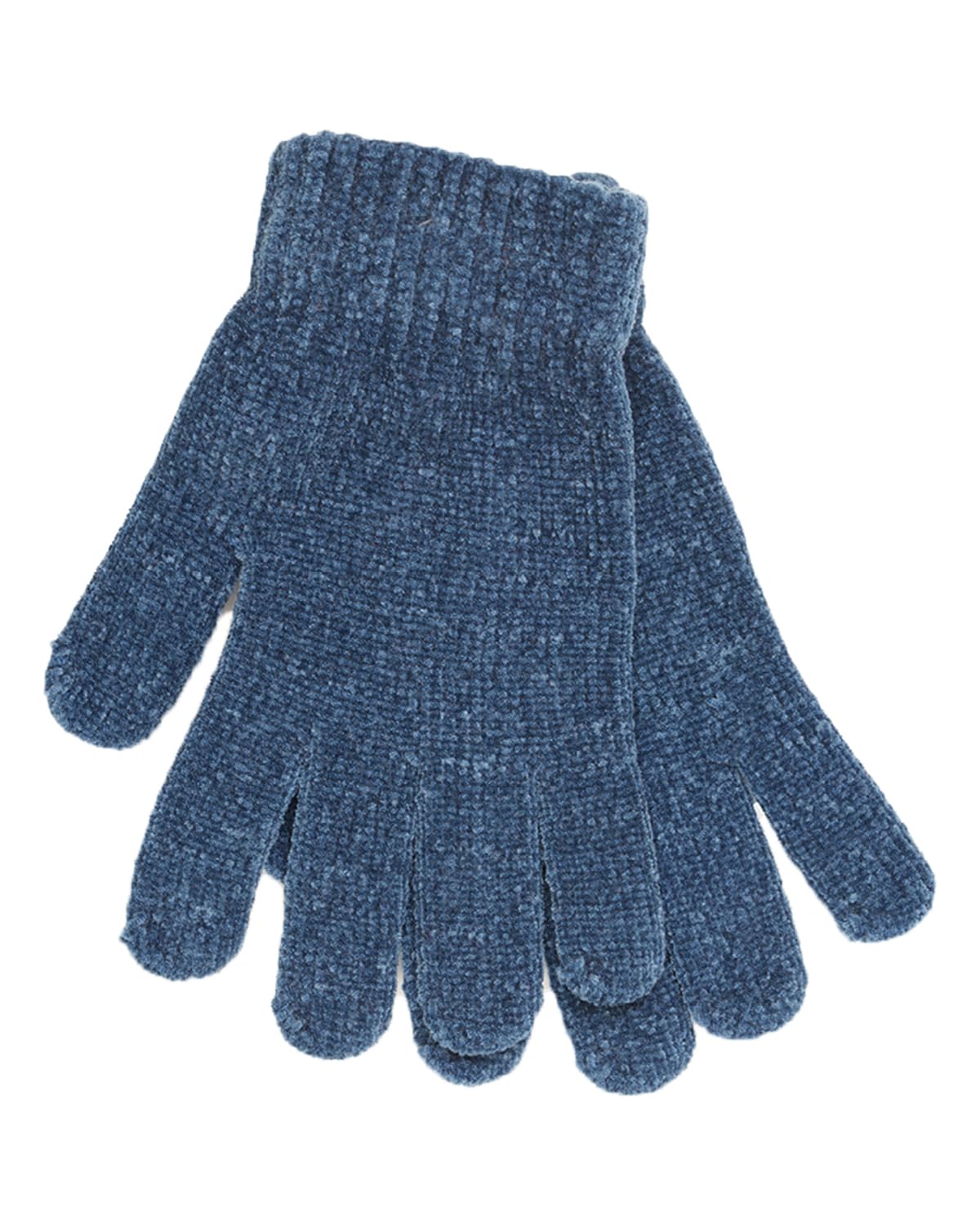 Undercover Ladies Thermal Chenille Knit Gloves GL148B Teal Blue