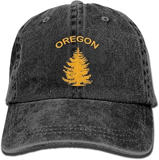 Oregon Douglas Pine Tree Unisex Adult Baseball Hat Sports Outdoor Cowboy Cap for Men and Women Snapback Black