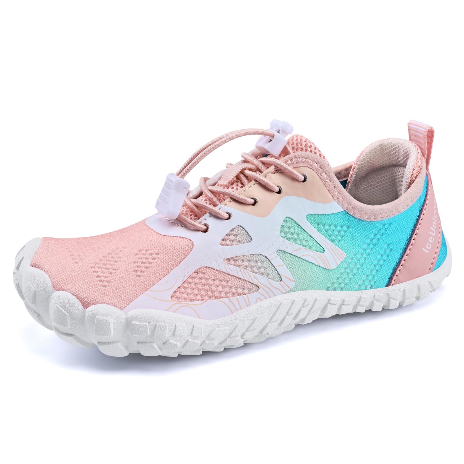 IceUnicorn Kinder Barfußschuhe Junge Mädchen Barfussschuhe Badeschuhe Aquaschuhe Atmungsaktiv Traillaufschuhe