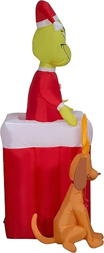 Miniatura 3 de Gemmy 111590 Grinch Inflable, Multi