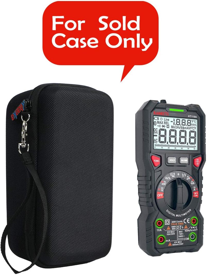 Khanka Hard Travel Case Replacement for KAIWEETS Digital Multimeter, TRMS 6000 Counts Volt Meter Auto Ranging