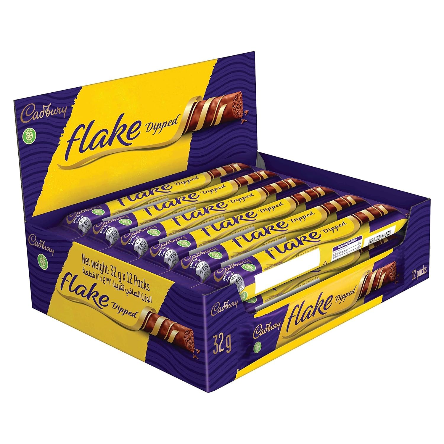 Cadbury Flake Milk Chocolate Dipped Bars (12 X 32G) 384g Imported (UAE) (B0CQMCC26N) Amazon Price History, Amazon Price Tracker