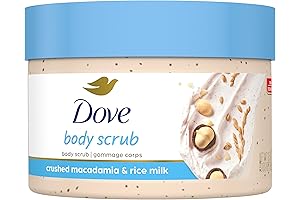 Dove Exfoliating Body Scrub with Macadamia and Rice Milk for Visibly Smoother Skin