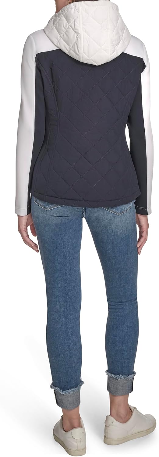 Tommy Hilfiger Women's Quilted Scuba Outerwear - Image 3