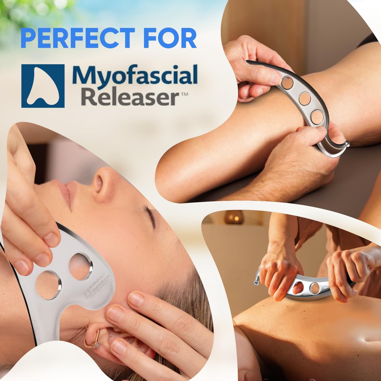 Myofascial Releaser Emollient Balm for IASTM & Gua Sha – Non-Greasy Massage Balm for Tool Glide and Bodywork – Natural, Hypoallergenic, Unscented Massage Balm Alternative to Oil (100g) - Image 5