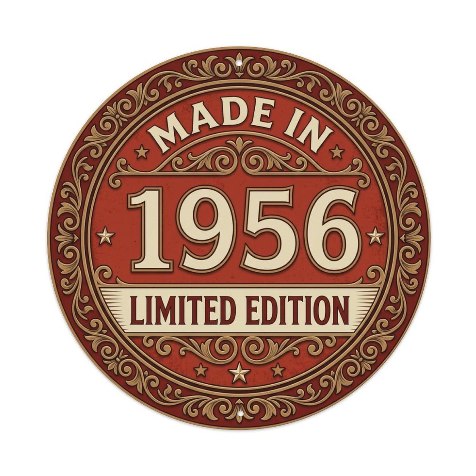 Made In 1956 Limited Edition Metal Tin Sign