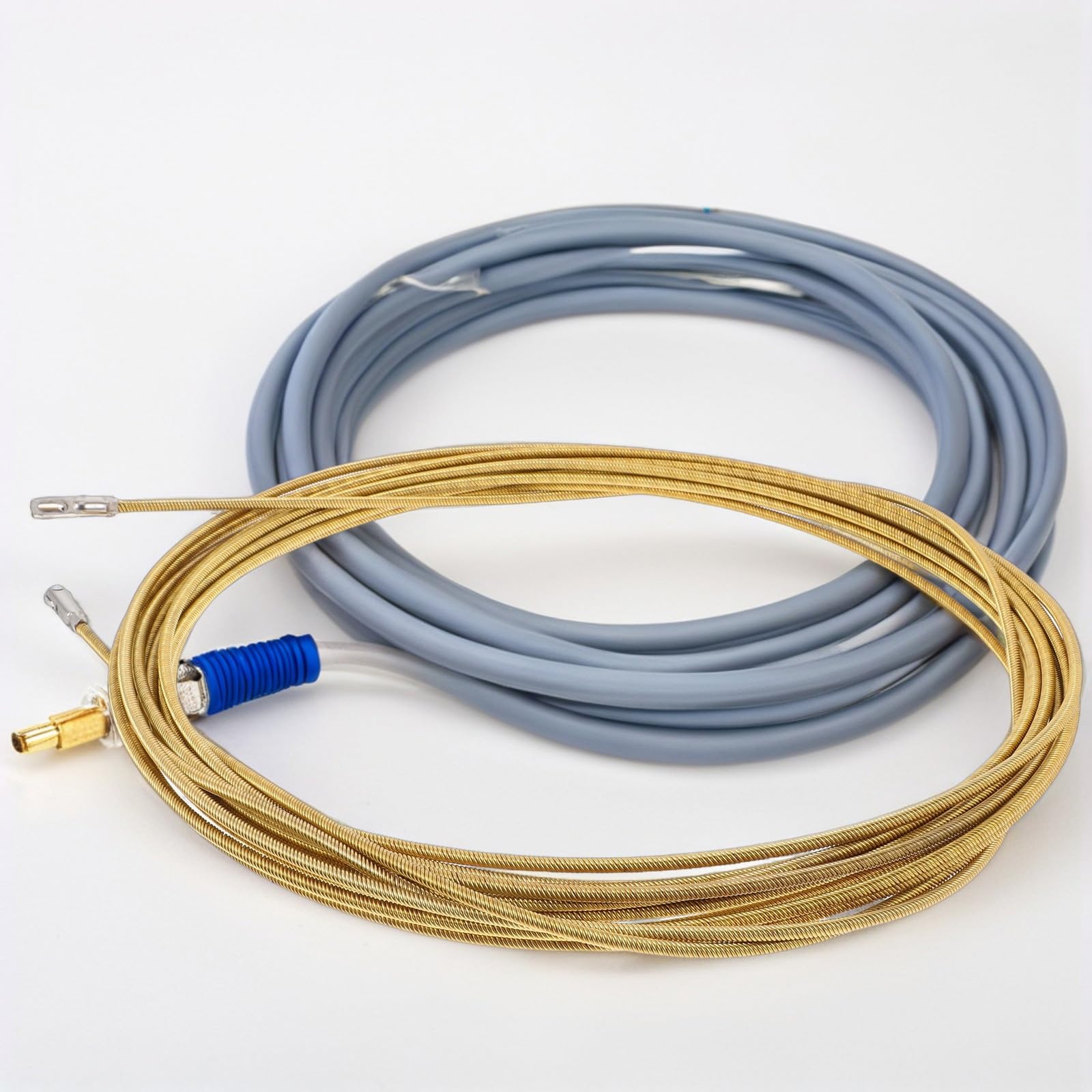 KOMBIUDA Elektrisches Einfädelgerät für Elektriker mit Federdraht 10m Universeller Kabelzieher aus Langlebigem Material mit Kabelbinderspanner für Heimwerker und Professionelle