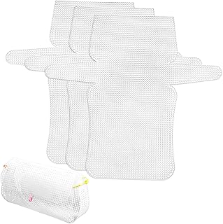 VILLCASE 4pcs Plastic Mesh Canvas Sheets for Embroidery, Clear Mesh Blank Canvas Sheets Crossbody Bag Purse Making Bag Sewing Blank Canvas Sheets for DIY Bag Making Craft - Buy now