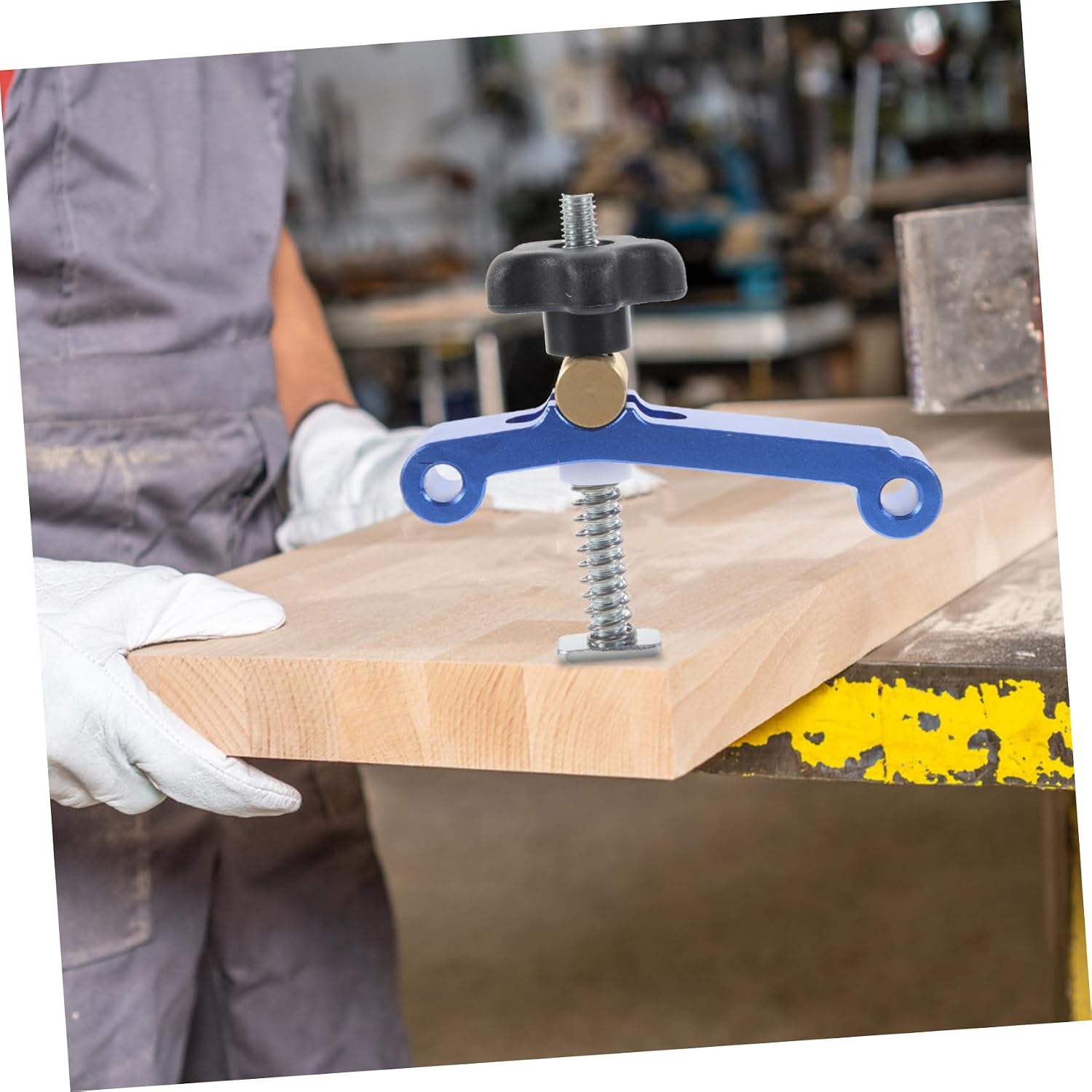 Cabilock 2pcs Woodworking Clamp T-track Hold down Clamp Box for T-track Diy Tool