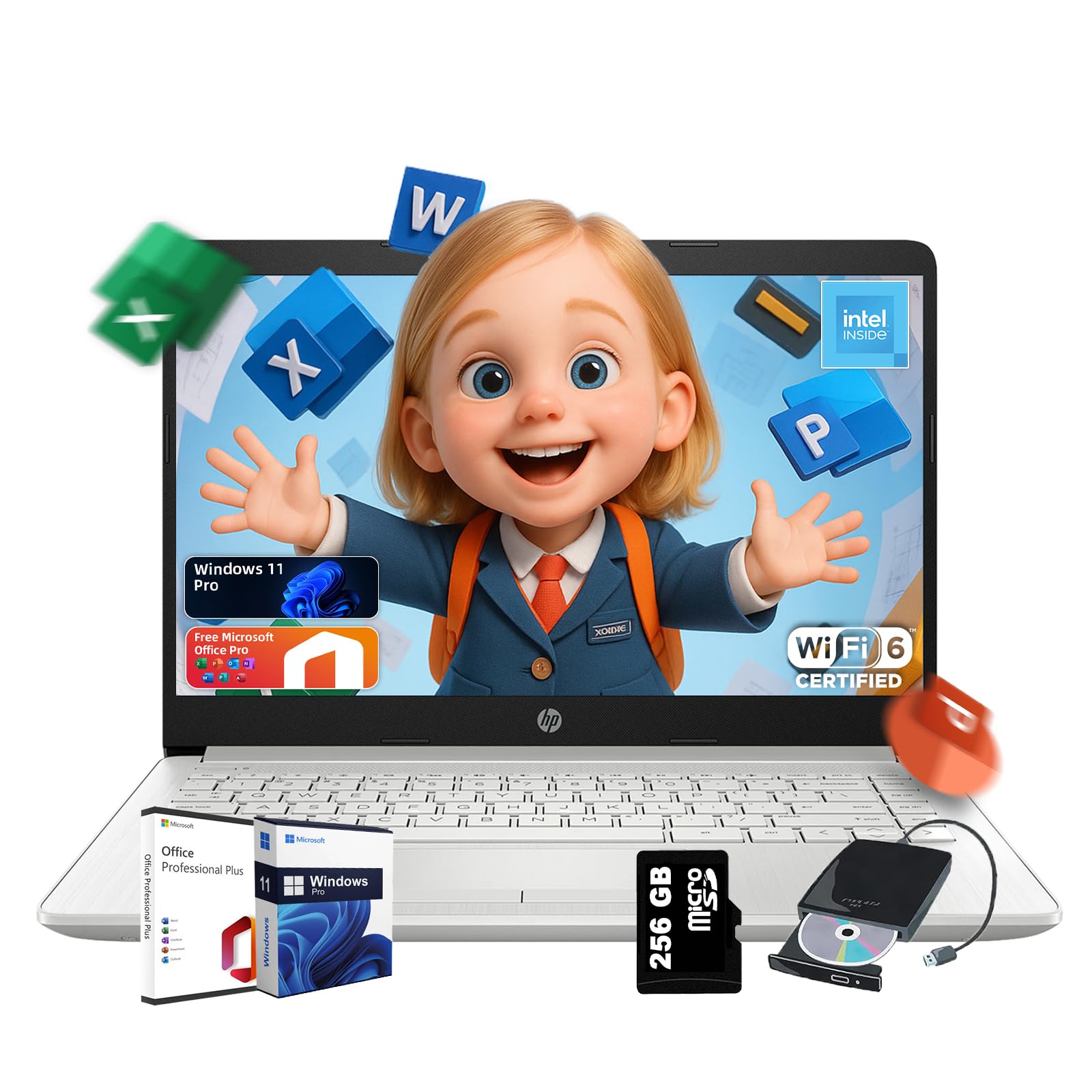 Amazon.com: HP 14 Business Student Laptop • w/Office