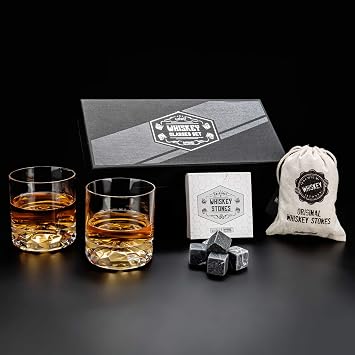 2-Piece Chicago Whiskey Glass Set in Premium Box