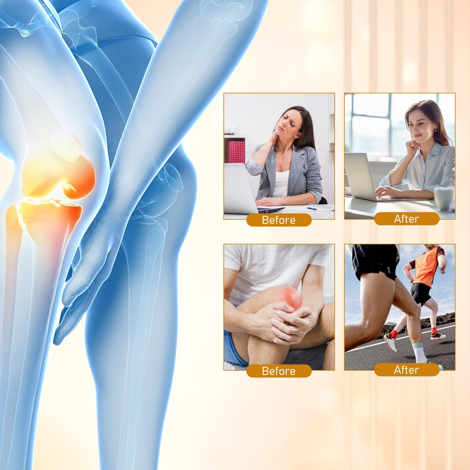 2 Pcs Botulinum Toxin & Bee Venom-Relief Bone Healing Cream, Professional Bee Venom Cream, Natural Joint Relief Gel for Neck,Waist,Back Hand Feet and Leg, for All Skin Types - Image 5