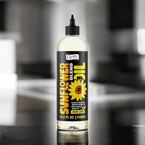 Miniatura 2 de LifeOiL Mezcla de girasol sin OMG, 33.8 onzas líquidas (paquete de 2)