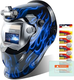 TRQWH Auto Darkening Welding Helmet with Light True Color Welding Hood