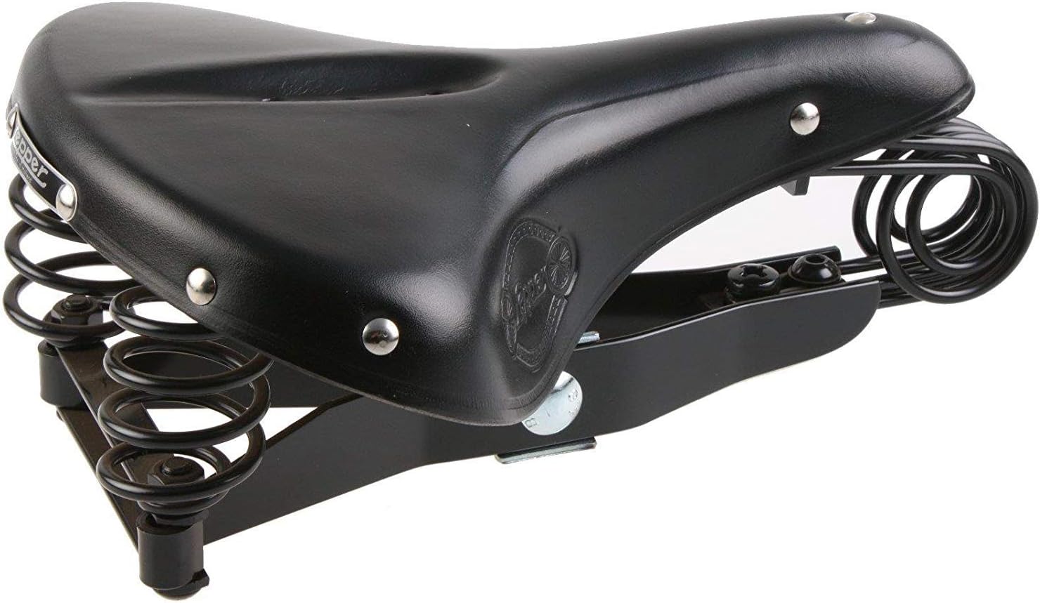 Lepper BLACK DRIEVEER 90 BICYCLE CORE LEATHER SADDLE RETRO BEST VINTAGE LEATHER BIKE SEAT YOU CAN BUY FOR COMFORT & LONG LASTING