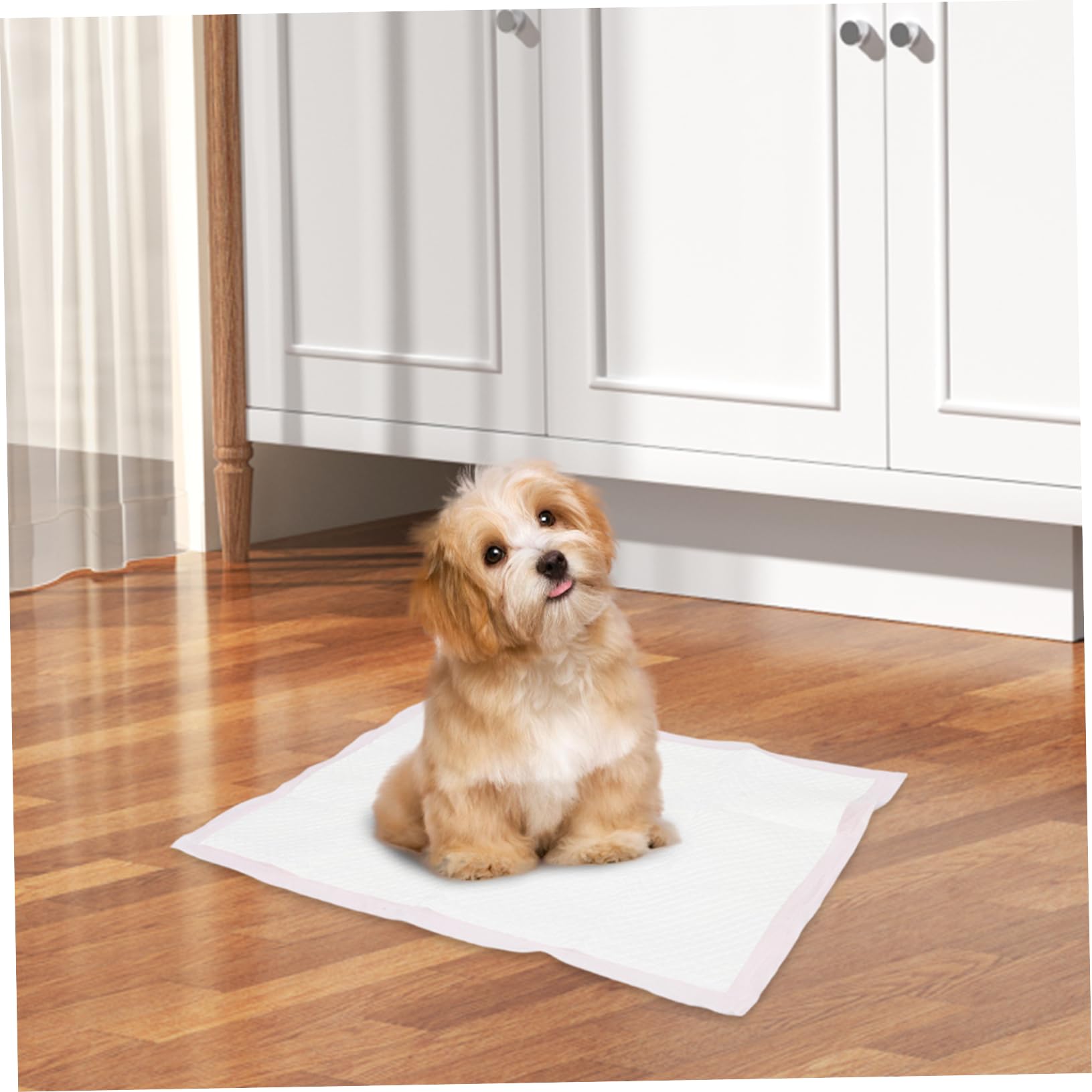 50piezas Almohadillas para Orinar para Mascotas Almohadillas Desechables Superabsorbentes De Gruesas y Resistentes Fugas para Entrenamiento De Cachorros Gatos y Conejos Casa