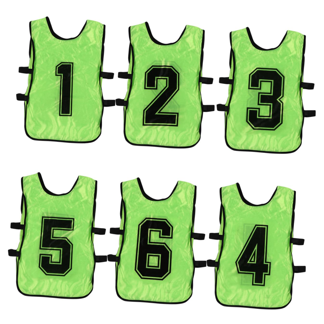 ibasenice Weste Ausbildung Sport Weiß Fußballtraining Basketball -Lätzchen Polyester (Polyester) Grün