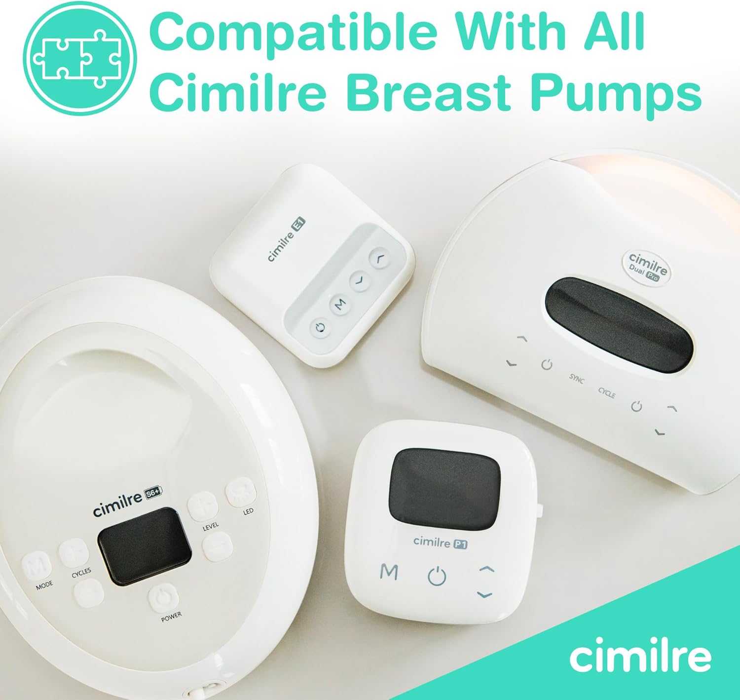 16MM Breast Shields, Spare & Replacement Breast Shields for The Cimilre Breast Pump, Comfortable Breast Pump Parts for Nursing Moms, 16MM Shields (Set of 2)
