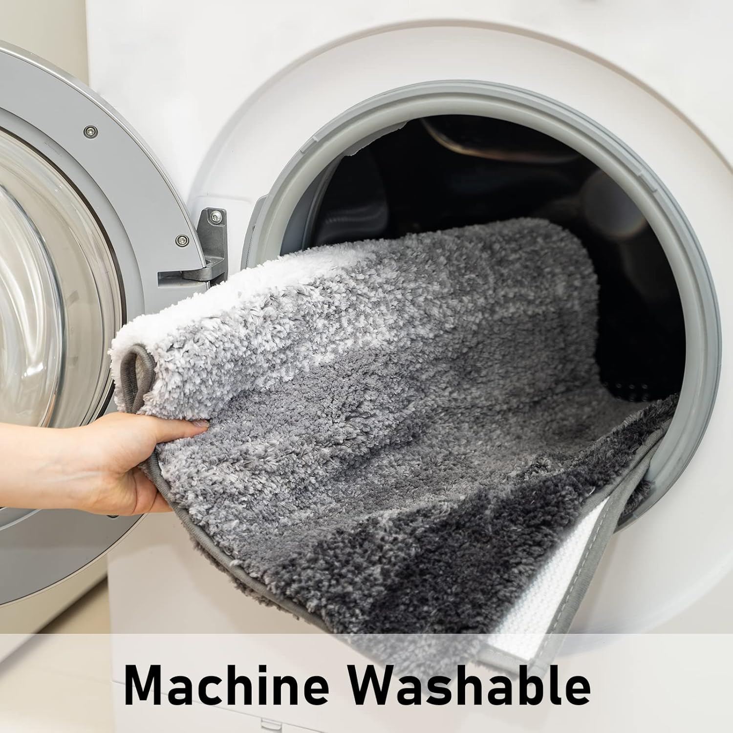 Akarise Bath mat, 2 Pieces, u Shape Toilet Rug, Ultra Soft Non-Slip Absorbent Bathroom Rug, Machine Washable Rug for Bedroom Living Room Kitchen entryway : Home & Kitchen