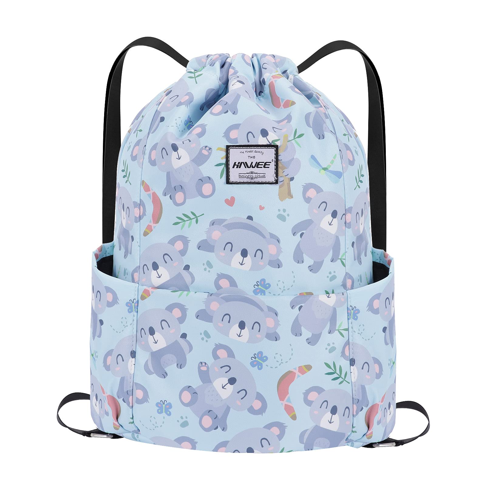 Impermeable Casual Mochila con Cordón Grande Deporte Bolso de Gimnasia Mochila de Cuerda Unisex para Mujer Hombre Vida Cotidiana Aire Libre Yoga Escuela Playa Nadar — view 39