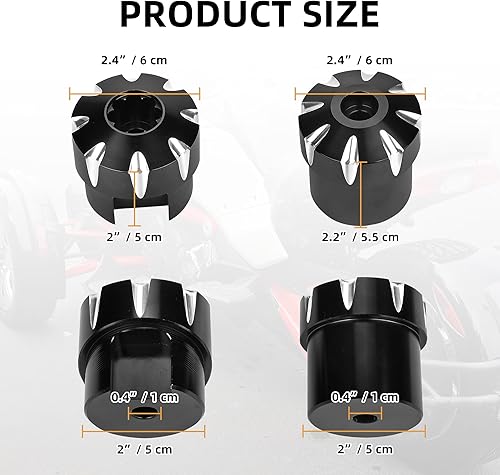 Miniatura 2 de Las tapas de aluminio del marco del CNC reemplazan las tapas del marco para Cam-Am Spyder F3-S / F3-T / F3 serie especial limitada 2010-2023