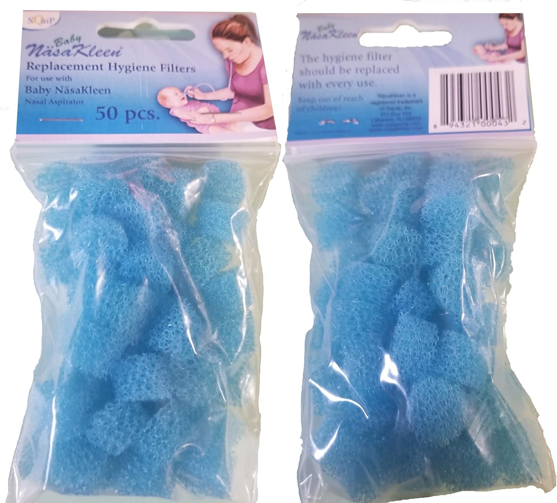 SQUIP PRODUCTS Baby NASAKLEEN REPLC FILT, 50 CT, EA-1