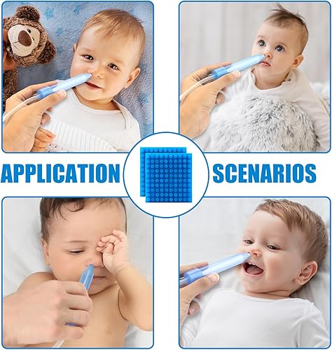 Miniatura 27 de Paquete de 100 filtros higiénicos de aspirador nasal de alta calidad, repuesto para filtros de aspirador nasal de bebé, sin BPA, ftalatos y látex