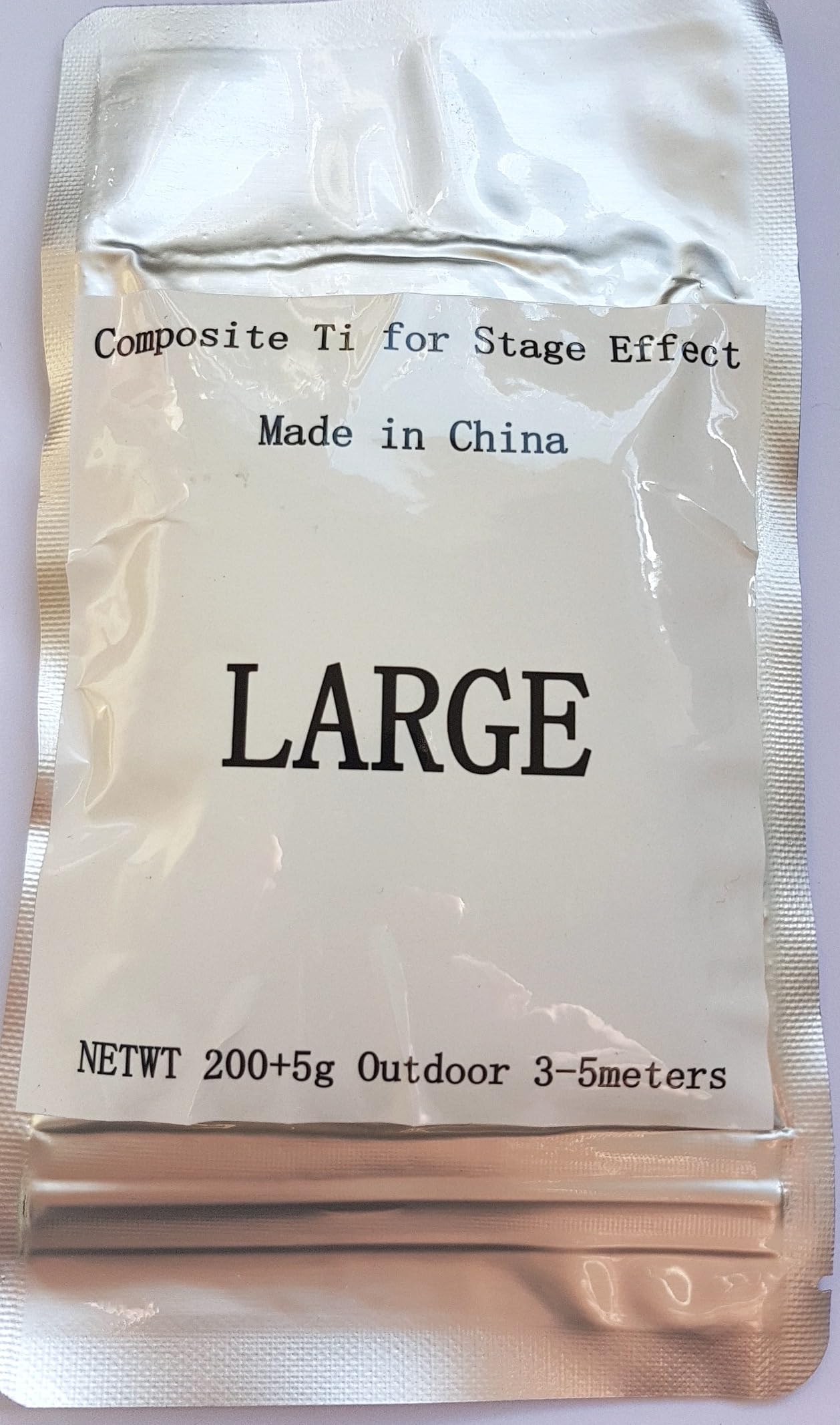 Titanium Composite Powder Granules for Cold Spark Machines Large Outdoor Use. 200g (1)