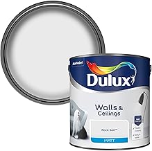 Dulux 500006 Matt Emulsion Paint For Walls And Ceilings - Rock Salt 2.5L