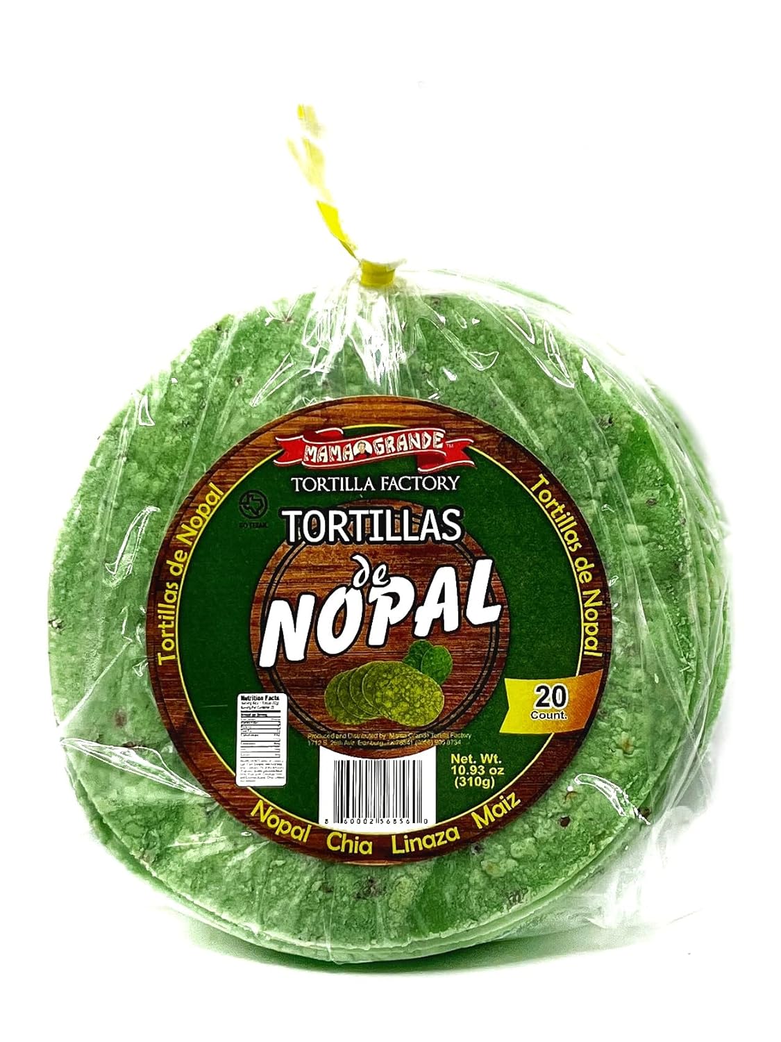 Mama Grande Tortilla Factory Nopal Cactus Tortillas 1
