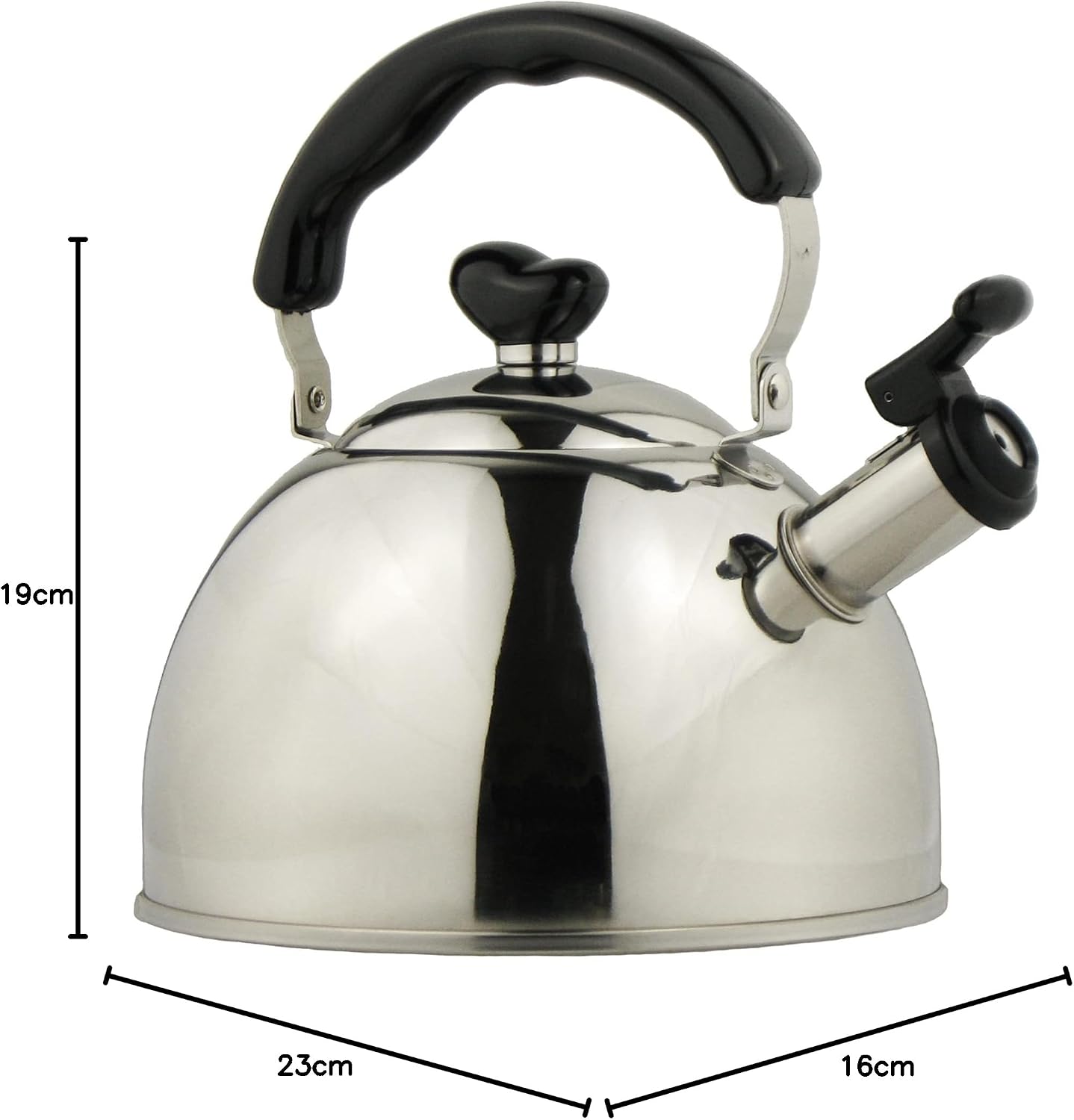 Nagao Tsubamesanjo Kettle, Full Water, 6.6 gal (2.5 L), Induction Compatible, Stainless Steel, Made in Japan