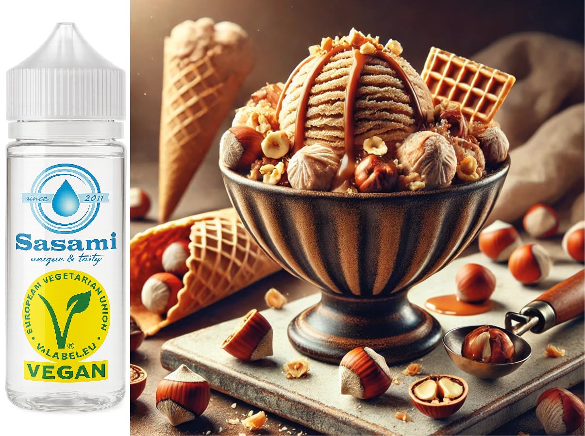 Nocciola ice - gelato alla nocciola aroma concentrato - vegano - Sasami - 100ml