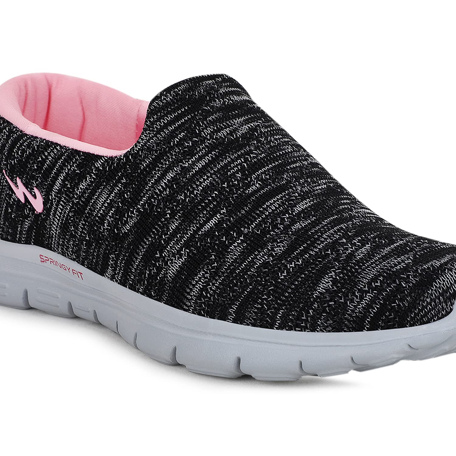 Campus Women's Fabia Walking Shoes BLK/D.Gry - 6UK/India 4