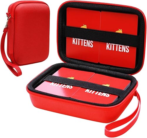 Miniatura 10 de L LTGEM Funda de juego de cartas compatible con PokemonUNOPilesPhase 10Exploding KittensFive CrownsFlip 7SKYJOSlingzSurvivorGo FishDutch