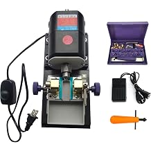 YaeTek 110V 450W Jewelry Jade Pearl Stepless Drilling Holing Machine Driller Tools - Pearl Drilling Machines Driller Drill Holder Full Set for Shell Coral Amber Stone Silver