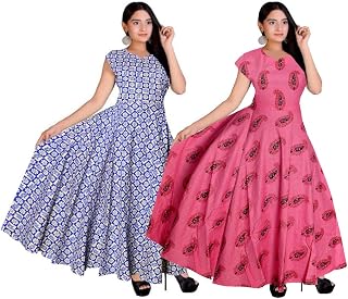 Women's Cotton Long Dresses Dress