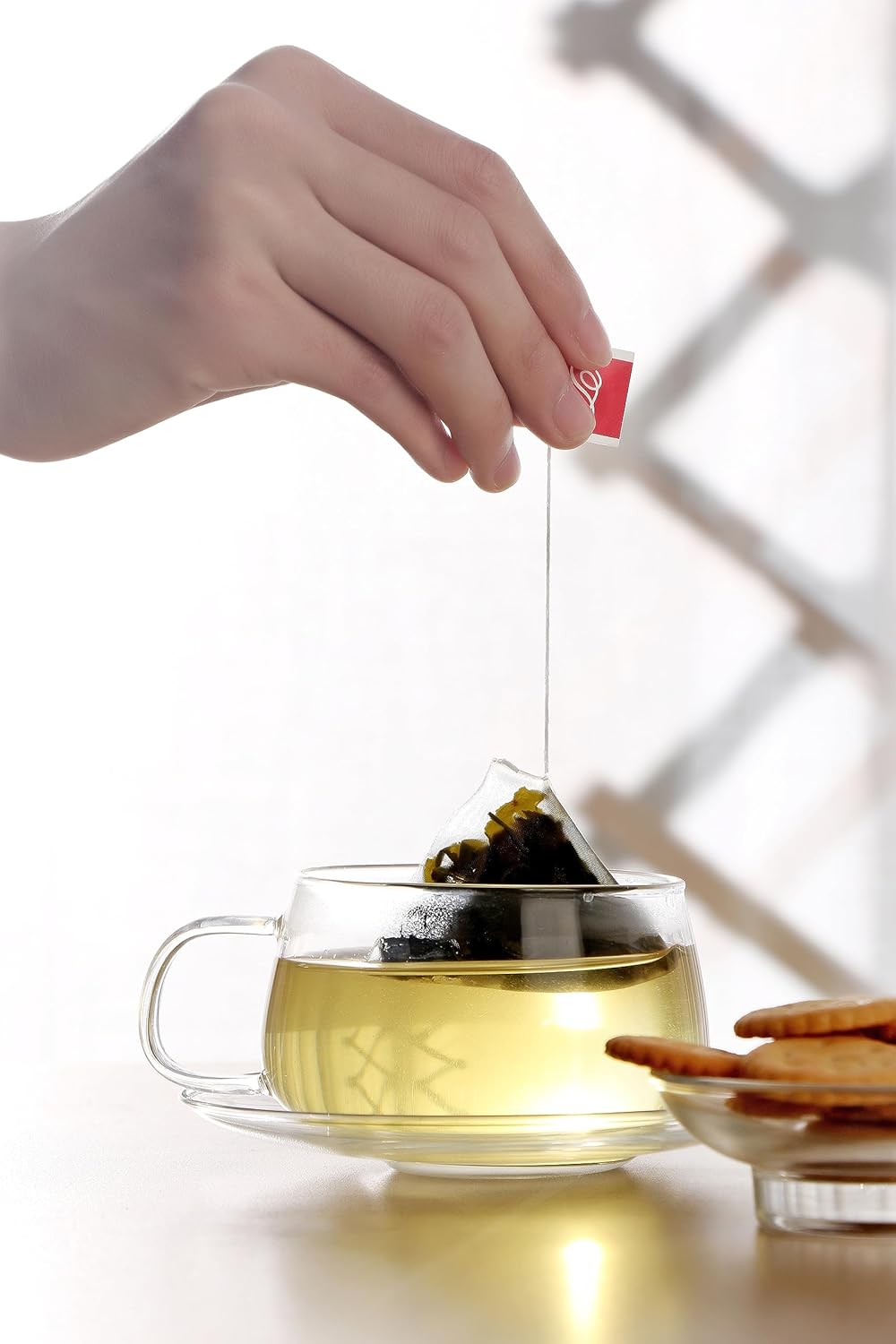 1000Pcs Nylon Tea Bags for Loose Tea Empty Mesh Tea Infuser Bag Herb Spice Filter Strainer Bags With String Unsealed Single Use