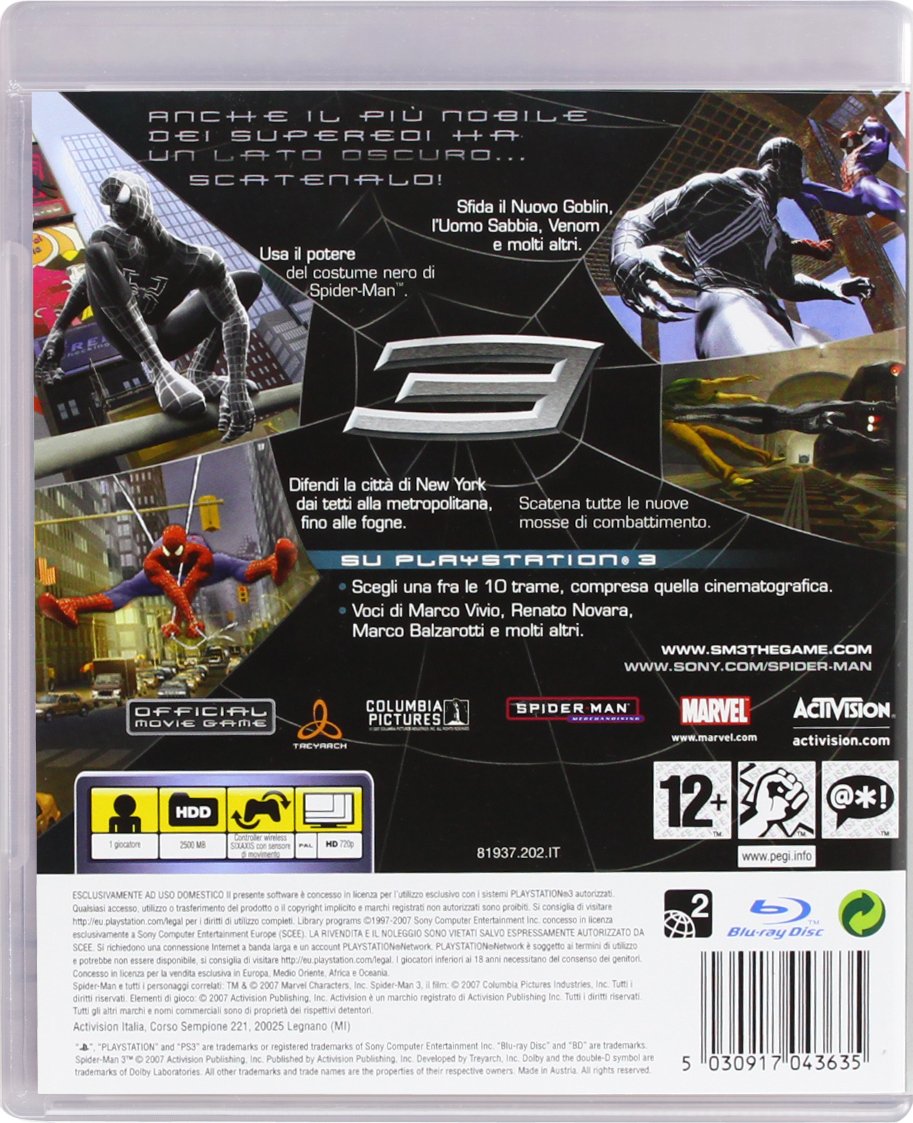 Spiderman 3 - The Movie