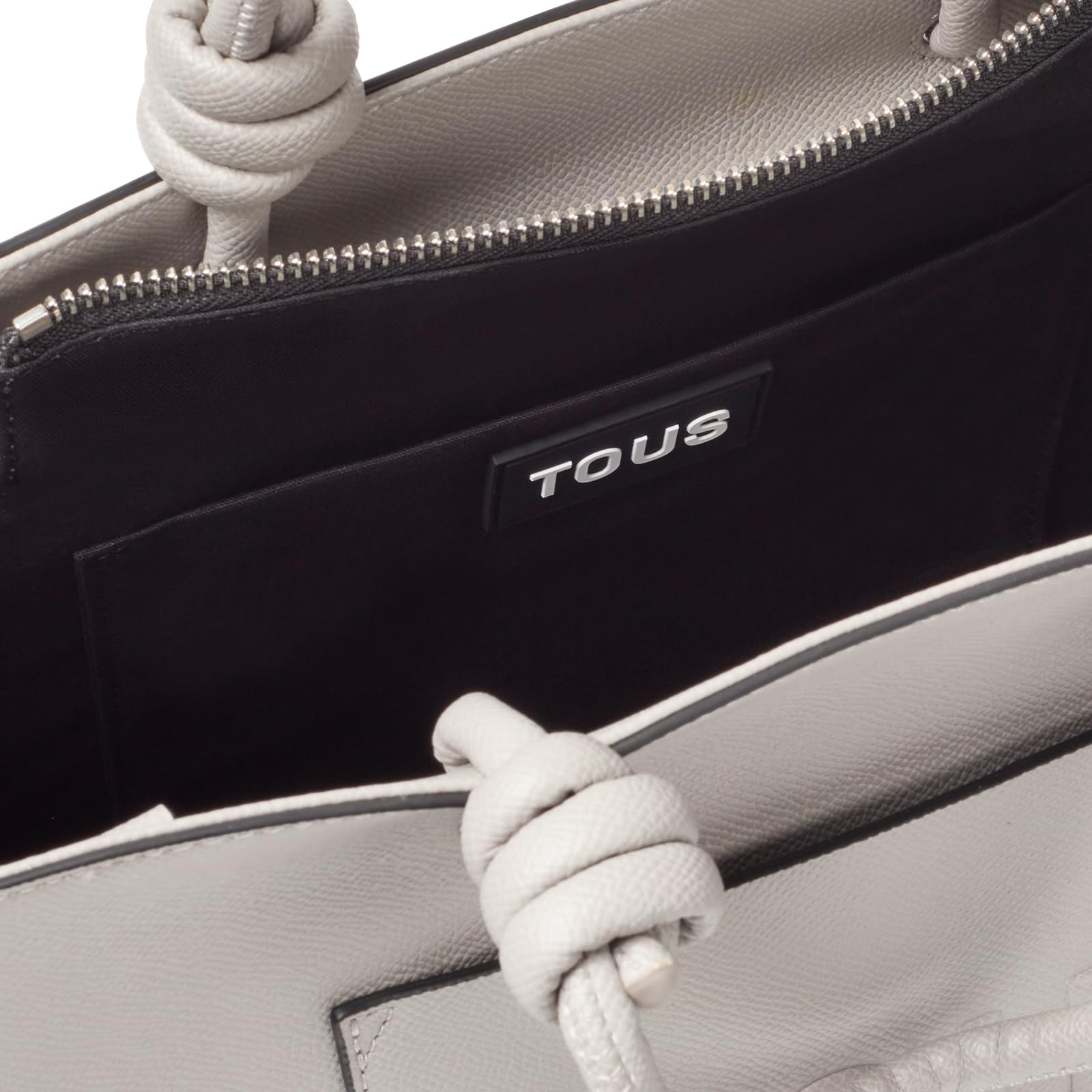 TOUS Shopper Mediano Amaya Gris, Para Mujer, Medidas 23 x 31 x 16 cm, Colección Tous La Rue New