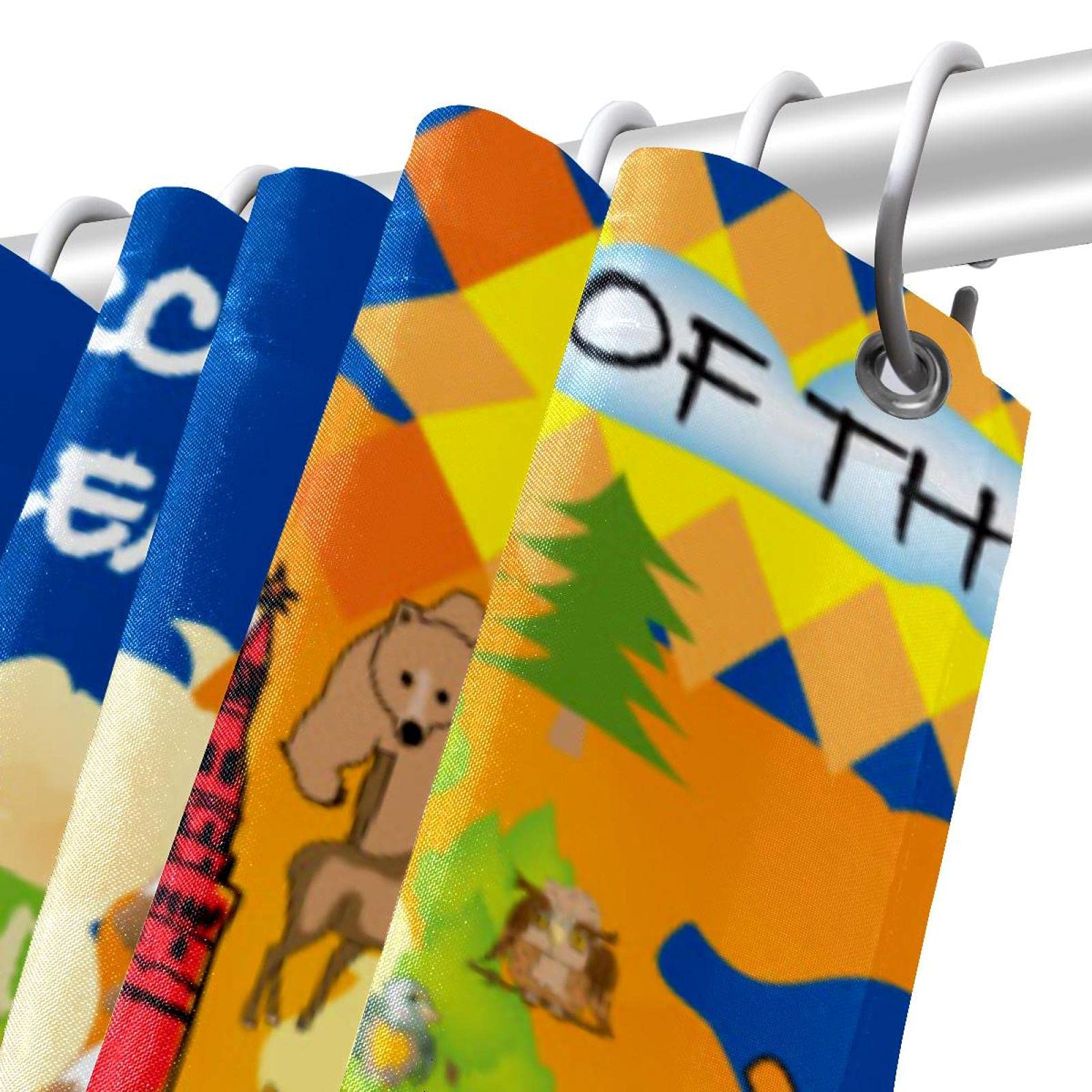 Tenda Da Doccia Con Cucciolo Di Volpe Terrier In Acquerello – 182x183 Cm, In Poliestere Impermeabile, Con 12 Ganci Inclusi - 4