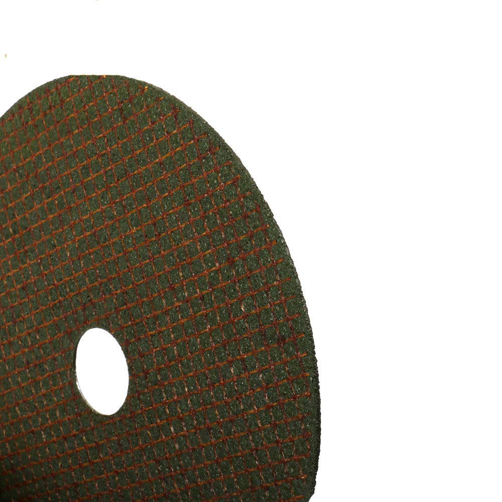 Disco de corte de metal para amoladora angular de 4 pulgadas, rueda de corte de resina reforzada con fibra, hoja para acero inoxidable, 5-50 piezas, marrón, 50 unidades
