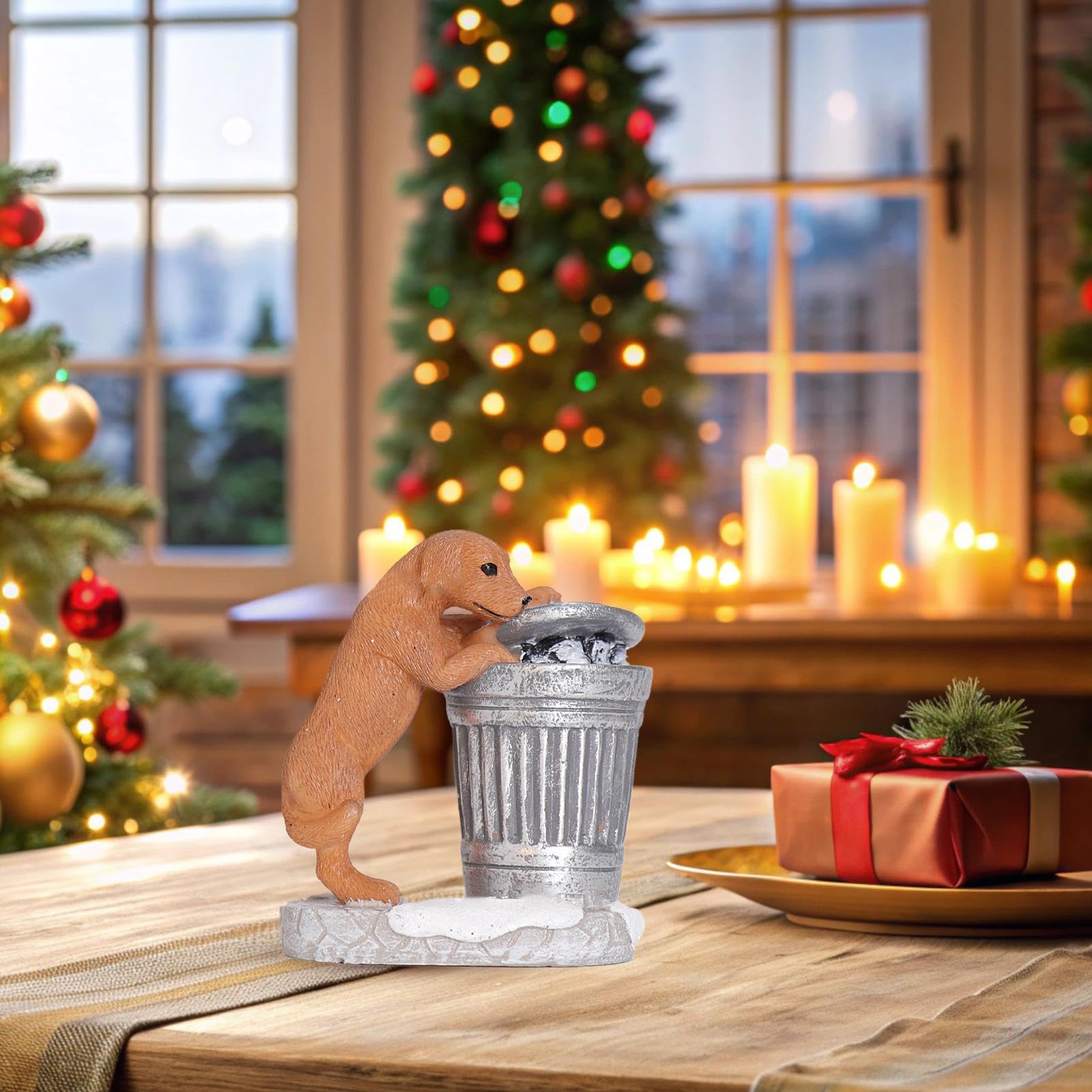 Boîte Aux Lettres Du Père Noël Intérieure,boîte Aux Lettres Du Père Noël | Boîte Aux Lettres De Noël En Statue D'animal En Résine - Lettres Au Père Noël, Figurines De Collection, Accessoires