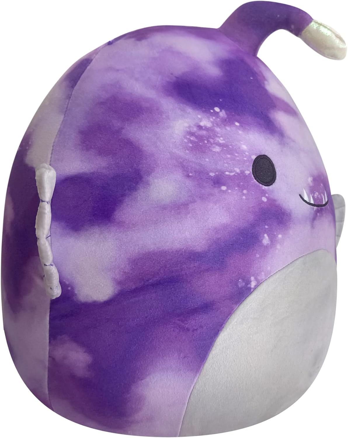 Squishmallows Original 14-Inch Easton Purple Tie-Dye Anglerfish - Large Ultrasoft Official Jazwares Plush