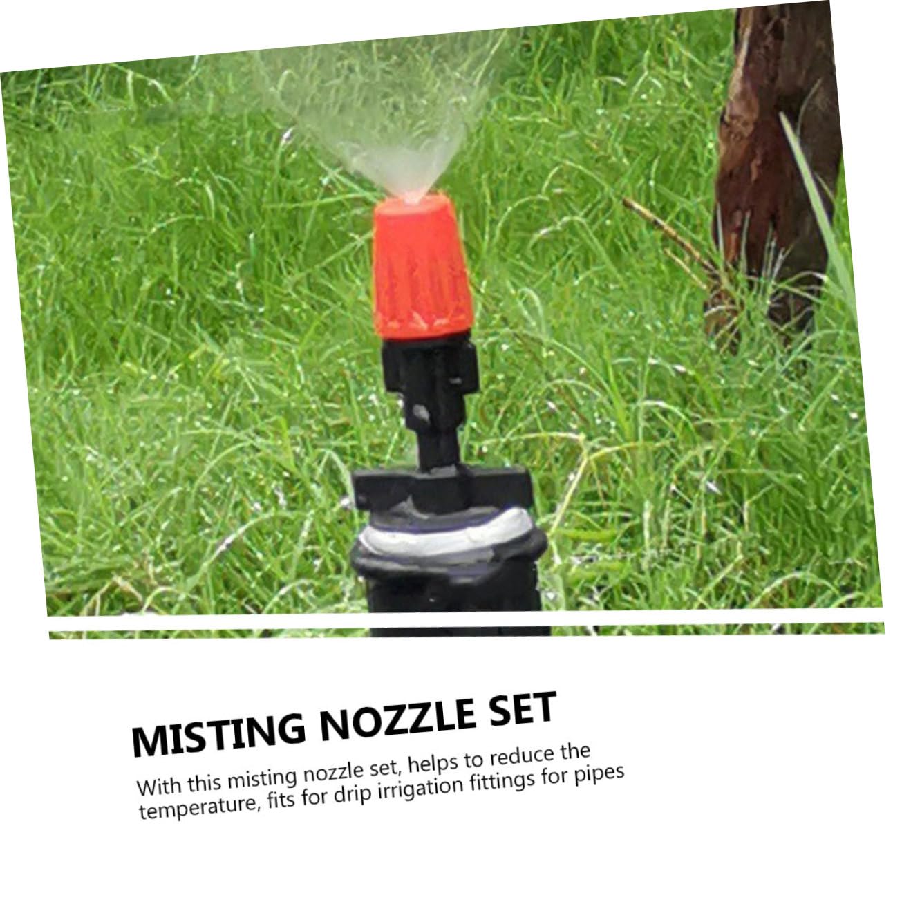 Gatuida 5 Set Ugelli Nebulizzatori Regolabili Per Irrigazione Da Per Raffreddamento E Irrigazione Agricola Per Spazi Esterni E 40 Pezzi*5